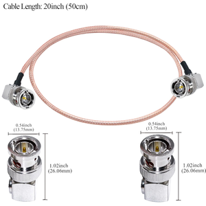 RG179 75ohm BNC macho a macho <span class=keywords><strong>Cable</strong></span> <span class=keywords><strong>coaxial</strong></span> para sintonizador <span class=keywords><strong>de</strong></span> módem <span class=keywords><strong>de</strong></span> TV <span class=keywords><strong>Internet</strong></span> <span class=keywords><strong>de</strong></span> alta velocidad, enrutador inalámbrico Antena <span class=keywords><strong>de</strong></span> TV digital - Product Image 2