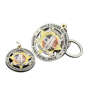 Fútbol finisher Premio personalizado metal oro plata latón deportes maratón correr medalla con cinta - Product Image 1