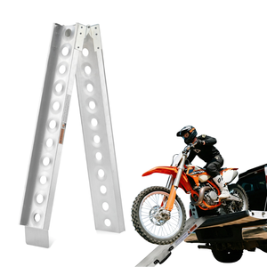 <span class=keywords><strong>Rampe</strong></span> <span class=keywords><strong>de</strong></span> moto en aluminium, capacité <span class=keywords><strong>de</strong></span> 440 lb, <span class=keywords><strong>rampe</strong></span> <span class=keywords><strong>de</strong></span> chargement portable pour moto tout-terrain, vélo et vélo électrique, camionnettes, remorques et abris - Product Image 1