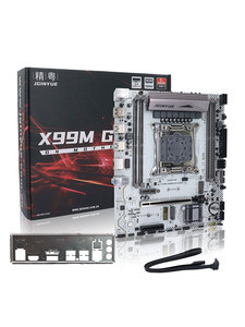 Jginyue x99m argb chơi game máy tính để bàn PC bo mạch chủ kit hỗ trợ LGA2011-3 loạt Intel Bộ vi xử lý bốn kênh SATA 128 GB - Product Image 2