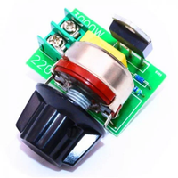 Régulateur de tension SCR à thyristor 3000W Gradateur de température pour vitesse/lumière (AC 220V)