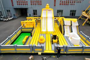 Château gonflable commercial pour enfants, thème lune, avec toboggan aquatique, pour la <span class=keywords><strong>location</strong></span> événementielle - Product Image 2