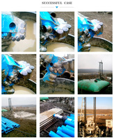 Foret PDC de haute qualité à la pointe de la technologie pour machine de forage de puits d'eau, foret rotatif métallique pour l'exploitation minière et le creusement de trous