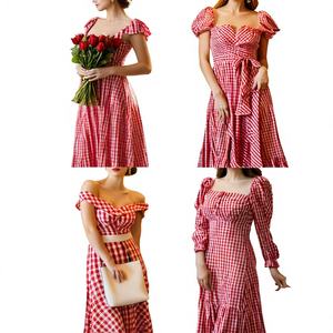 Vêtements pour femmes en gros à prix d'usine, livraison rapide, robes assorties en balles, vêtements en vrac, modèle chinois QZ-052 - Product Image 1