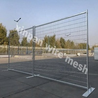 Panneaux de clôture métallique temporaires en grande quantité, galvanisés et thermolaqués, installation facile, clôture de sécurité pour enclos de piscine