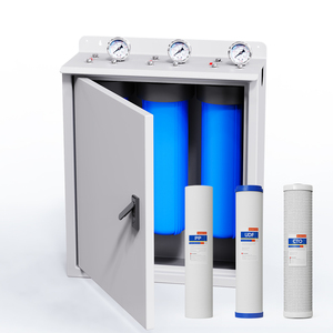 Système de filtration d'eau complet Big <span class=keywords><strong>Blue</strong></span> à 3 étapes, purificateur d'eau en plastique pour usage domestique et industriel - Product Image 1