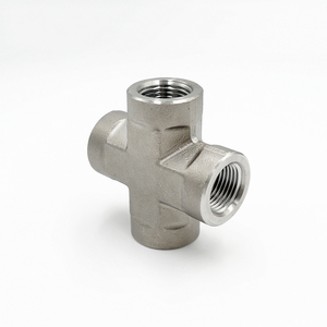 Thép không gỉ 316 áp lực cao giả mạo phù hợp 1/2 ''NPT nữ bằng chéo ống phù hợp - Product Image 6