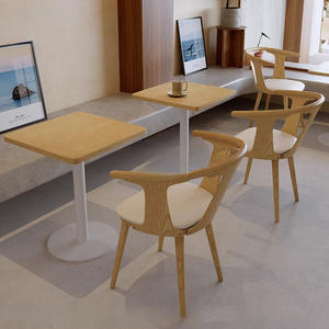 Combinaison de chaises de table de café moderne personnalisée pour les magasins de thé au lait Desserts Boutiques Cuisson de gâteaux <span class=keywords><strong>Chaise</strong></span> de restaurant simple pour - Product Image 4