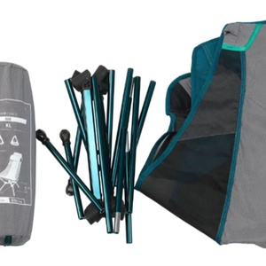 Silla Plegable Tipo Luna para Acampar al Aire Libre, Respaldo Alto, Portátil, de Metal, con Bolsa de Transporte, en Oferta - Product Image 5