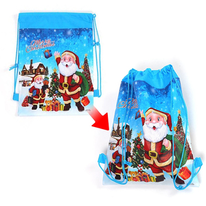 Cheap Eco-friendly Durable Recycled Non Woven Drawstring <strong>Christmas</strong> <strong>Large</strong> <strong>Bags</strong> for <strong>Gifts</strong> Packaging - Product Image 5