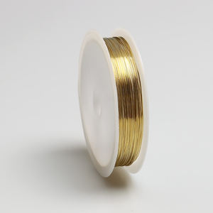 حبل قلادة متعدد الألوان من Zhubi سلك نحاسي مرصع لصنع الحُلي أساور حرفية سهلة التثبيت إكسسوارات حلي معدنية TX - Product Image 3