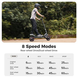 Scooter Eléctrico <span class=keywords><strong>IScooter</strong></span> IX7Pro en Existencia en la UE, Gran Oferta, Motor Dual de 2000 W, 17.5 Ah, Scooter Plegable para Adultos, Velocidad de 60 km/h, Todoterreno - Product Image 4