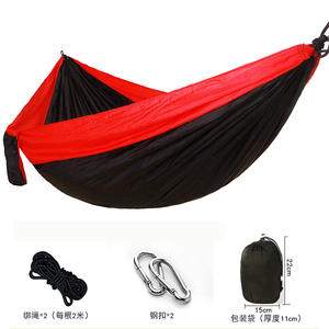 Hamac portable ultraléger pliable en nylon pour l'extérieur, avec logo personnalisé, équipement de camping pour la randonnée et le camping, aventures - Product Image 3