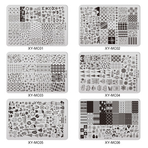 Nouvelle série de <span class=keywords><strong>Noël</strong></span> 2025 : Plaques de stamping pour nail art en acier inoxydable écologique – Motifs rennes et sapins pour transfert d'images - Product Image 5