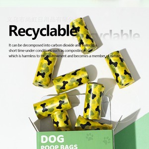 Bolsas para excremento de perro estilo hueso amarillo, rollos de HDPE biodegradable de 1.5mm de grosor para eliminación de desechos de mascotas, origen Yiwu - Product Image 4