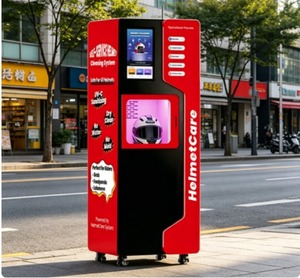 Machine de nettoyage de casques à paiement en <span class=keywords><strong>Pesos</strong></span>, machine de nettoyage à sec de casques, double cabine - Product Image 5