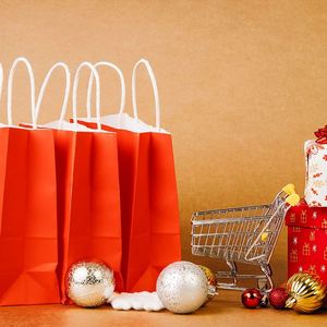 Christmas Custom Printing Gift <b>Bags</b> Kraft Shopping Paper Packaging <b>Bag</b> Manufacturing Coated Luxury <b>Bag</b> - Product Image 3