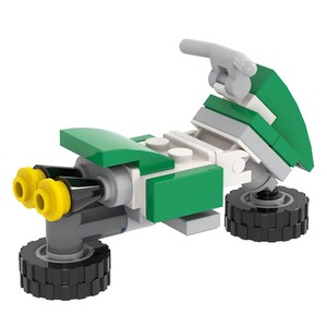 Ensemble de blocs de construction en plastique ABS Leguoguo Mario Bros Yoshi Motorbike Racing DIY, briques pour minifigurines, sans personnages - Product Image 4