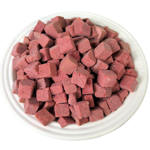 OEM ODM Sac de 500g de friandises lyophilisées arc-en-ciel pour chats et chiens, 5 saveurs mélangées, viande fraîche et fruits, collations saines et nutritives - Product Image 5
