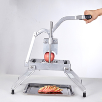Handmatige Bediening Chopper Verticale Frieten Aardappel Strip Snijmachine Groentesnijder