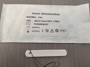 Pansement PVA Pansement <span class=keywords><strong>Nasal</strong></span> Éponge hémostatique Pack <span class=keywords><strong>nasal</strong></span> temporaire 10 cm pour chirurgie nasale/<span class=keywords><strong>sinus</strong></span> Pack individuel - Product Image 2