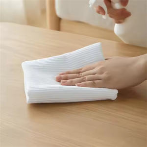 Torchon en microfibre à séchage rapide, blanc pur et doux, pour un nettoyage de cuisine réutilisable et polyvalent. - Product Image 2