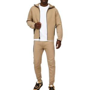 Chaqueta de Moda con Cierre y Bolsillo con Logotipo Personalizado, Chaqueta Ajustada de Felpa, Mezcla de Algodón y Poliéster, Sudadera con Capucha y Cierre Completo para Hombre - Product Image 5