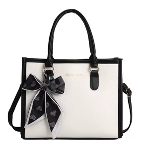 Bolso Tote de Mujer con Textura de Piel de Serpiente y Detalle de Pañuelo, Multicolor, Casual, para el Día a Día, para Ir al Trabajo, <span class=keywords><strong>Bolsos</strong></span> de Compras - Product Image 5
