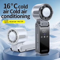 Ventilateur portable pliable à semi-conducteurs, haute vitesse, rechargeable par USB, pour extérieur et usage domestique, OEM