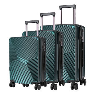 Personalizado ABS viaje 3 piezas Trolley Maleta Equipaje fábrica maleta equipaje conjuntos