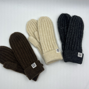 Mitaines tricotées en <span class=keywords><strong>laine</strong></span> d'<span class=keywords><strong>alpaga</strong></span> de qualité supérieure unisexe pour l'hiver Nouveau design Gants légers et doux en <span class=keywords><strong>laine</strong></span> et cachemire - Product Image 1