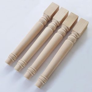 Gamba classica del <span class=keywords><strong>tavolo</strong></span> tornita in <span class=keywords><strong>legno</strong></span> massello-gamba durevole per sala da pranzo soggiorno camera da letto appartamento casa ufficio bagno cucina - Product Image 3