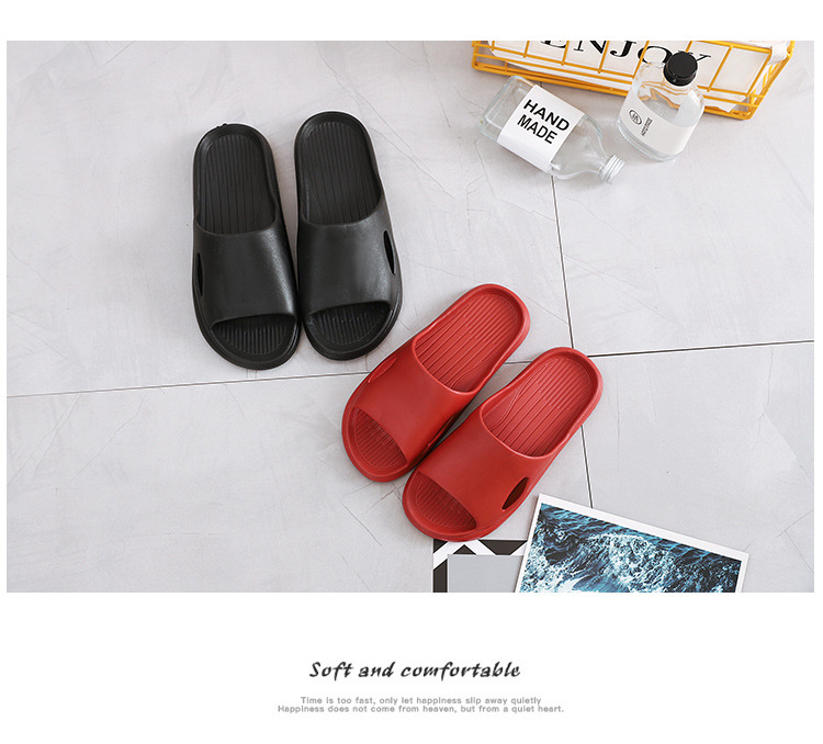 Custom Logo Bathroom Slides Anti-slip Women Men EVA Foam Slippers House Shoes