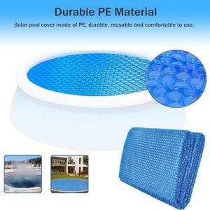 Couverture solaire rectangulaire Blue Wave 12 pieds x 24 pieds, 12 mil, pour piscine, avec bulles thermiques pour retenir la chaleur et réduire l'évaporation - Product Image 4
