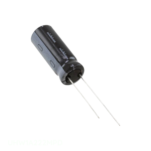 ตัวเก็บประจุแบบรูทะลุรุ่น UHW1A222MPD ยี่ห้อ Manufacturer Channel ความจุ 2200 ไมโครฟารัด ความคลาดเคลื่อน 20% แรงดัน 10 โวลต์ แบบขาเสียบ - Product Image 1