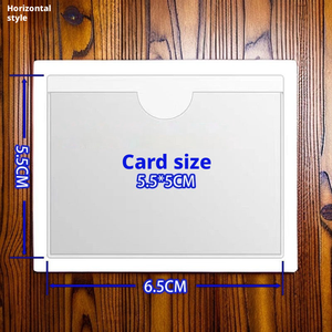ที่ใส่ป้าย PVC แบบมีกาว<span class=keywords><strong>ใน</strong></span>ตัว ขนาดสั่งทำได้ กันน้ำ กันฝุ่น สำหรับชั้นวางสินค้าในคลังสินค้า - Product Image 3