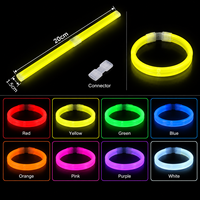 Bracelets lumineux personnalisés en gros avec logo, 8 couleurs, bracelets fluorescents à trois tubes, accessoires de fête pour concerts et événements