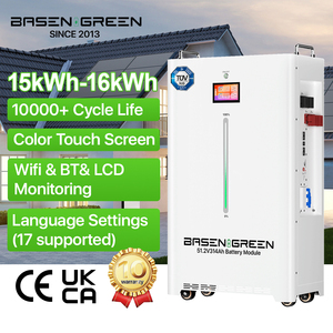 10000 + Chu kỳ 10 năm bảo hành 10KW 15kwh Inverter LiFePO4 Pin 51.2V 300ah 48V pin năng lượng mặt trời LiFePO4 Pin - Product Image 1