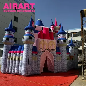 새로운 디자인 풍선 성 다채로운 풍선 성 터널 사용자 정의 풍선 성 하우스 텐트