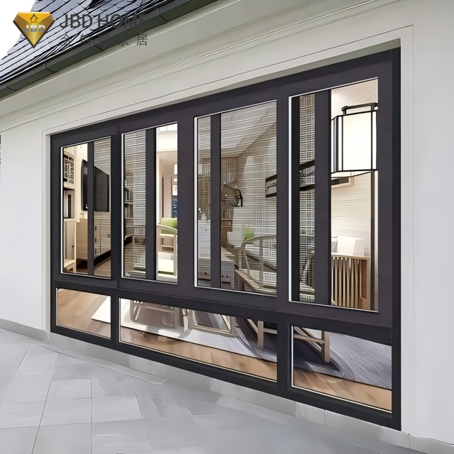 AS2047 Certified Modern Aluminum Alloy Sliding Door Window Exterior Heavy-Duty Energy Star Qualified Dual EPDM Seals Tempered