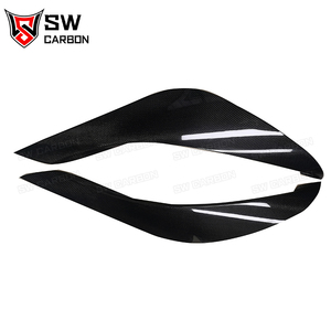 Guarnición de puerta lateral de estilo OEM de fibra de carbono para Toyota GR <span class=keywords><strong>Supra</strong></span> MK5 A90 A91, Panel lateral con acabado brillante, Kit divisor de deriva, parachoques de coche - Product Image 2