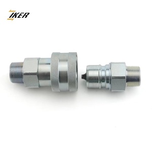 Acoplamientos Rápidos Hidráulicos de Acero al Carbono <span class=keywords><strong>Serie</strong></span> ISO 7241 a Interchange 6600 ANV, 3/8'' NPT BSPP, Conector Rápido YAA - Product Image 1