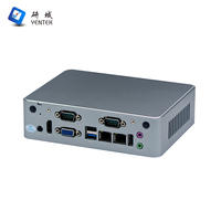 Mini PC Industrial de Escritorio Intel J1900 DDR3 8G Linux Win10 Ubuntu HD VGA USB3.0 Doble LAN Doble COM