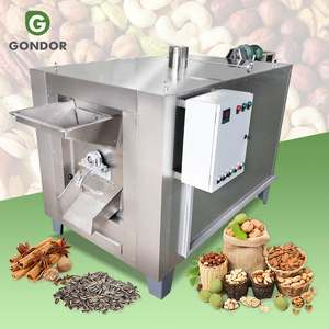Machine à torréfier de haute qualité pour céréales, graines de soja, châtaignes, sésame, arachides et amandes, modèle chinois, capacité 100 kg, en fût HR - Product Image 1