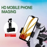 SCIEDU Zoom 2000x Student Monocular Slide Microscope Biological Laboratory Education Children's LED Student Compound Microscope