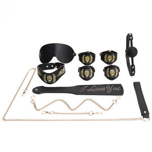 Nieuwe Sm Binding Bondage Seksset Paar Alternatieve Martelwerktuig Flirten Sp Leer Clap Seks Rekwisieten Volwassen Benodigdheden - Product Image 1