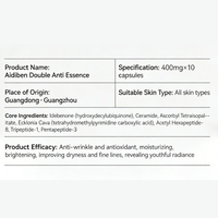 Aidiben Capsules de sérum anti-âge pour le visage et le cou, anti-rides, antioxydant, atténue les ridules, marque privée