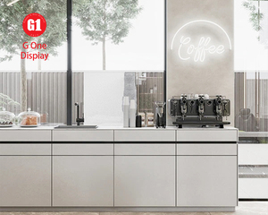 Muebles de Exhibición para Barbería con Diseño 3D y Iluminación LED, Soporte de Trabajo Personalizado para Barbería con Espejo - Product Image 3