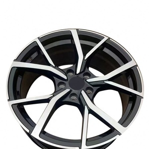 Jantes en alliage d'aluminium à rayons multiples de 18 <span class=keywords><strong>pouces</strong></span>, 5X112 5X100PCD, <span class=keywords><strong>5</strong></span> trous, compatibles avec les voitures particulières VW <span class=keywords><strong>Polo</strong></span> Golf - Product Image 6