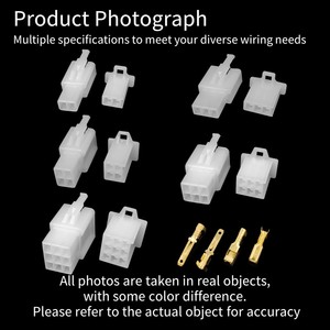 2.8mm 2 3 4 6 9 pin xe & xe máy kết nối điện kit đồng Nam Nữ thiết bị đầu cuối & dây thiết bị đầu cuối móc ABS nhà ở - Product Image 4